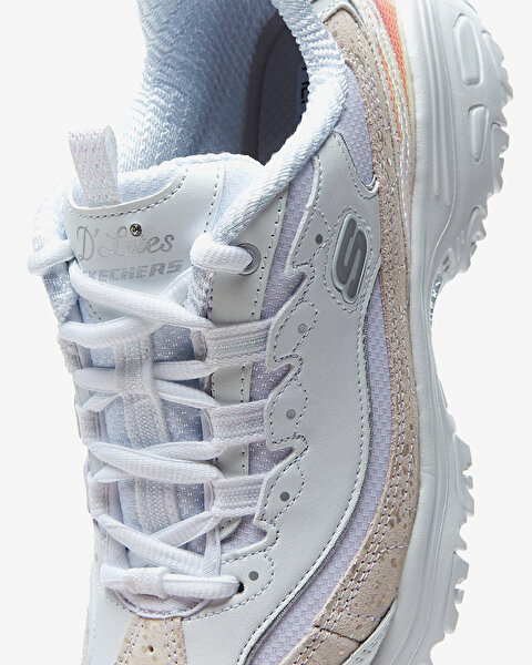 Skechers D lites Luminous Range Kad n Beyaz Sneakers 149462 WHT